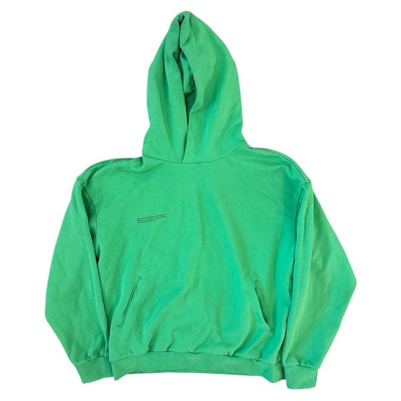 Pangaia 365 Heavy Weight Organic Cotton Hoodie in Green Size Extra Small - Picture 2 of 9